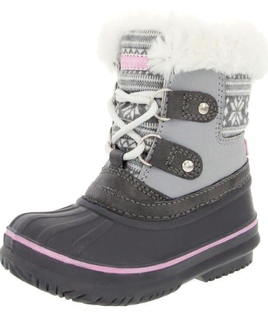 LONDON FOG Girls Toddler Tottenham Cold Weather Snow Boot