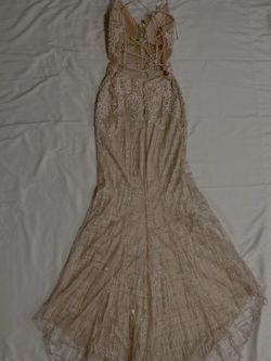 Gold rose Dress.