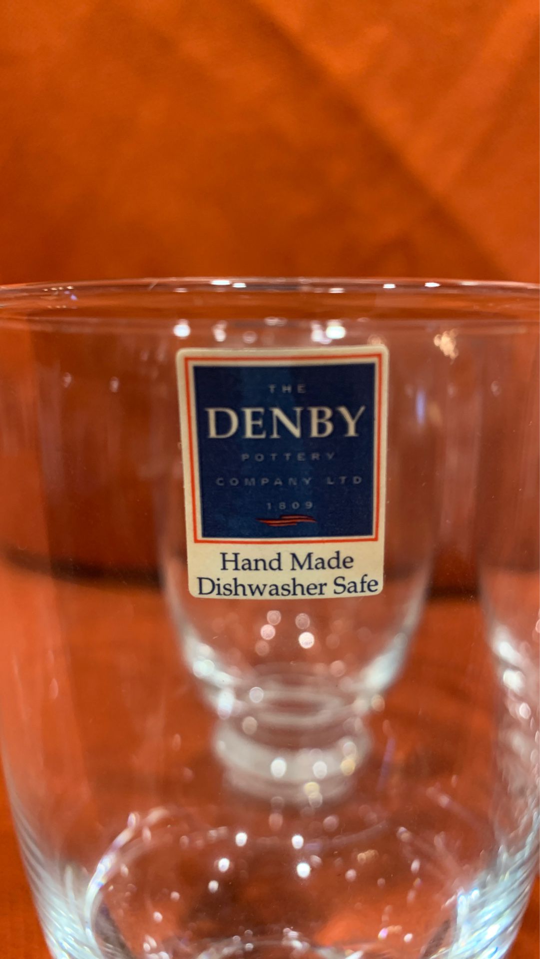 DENBY HAND MADE GLASSWARE