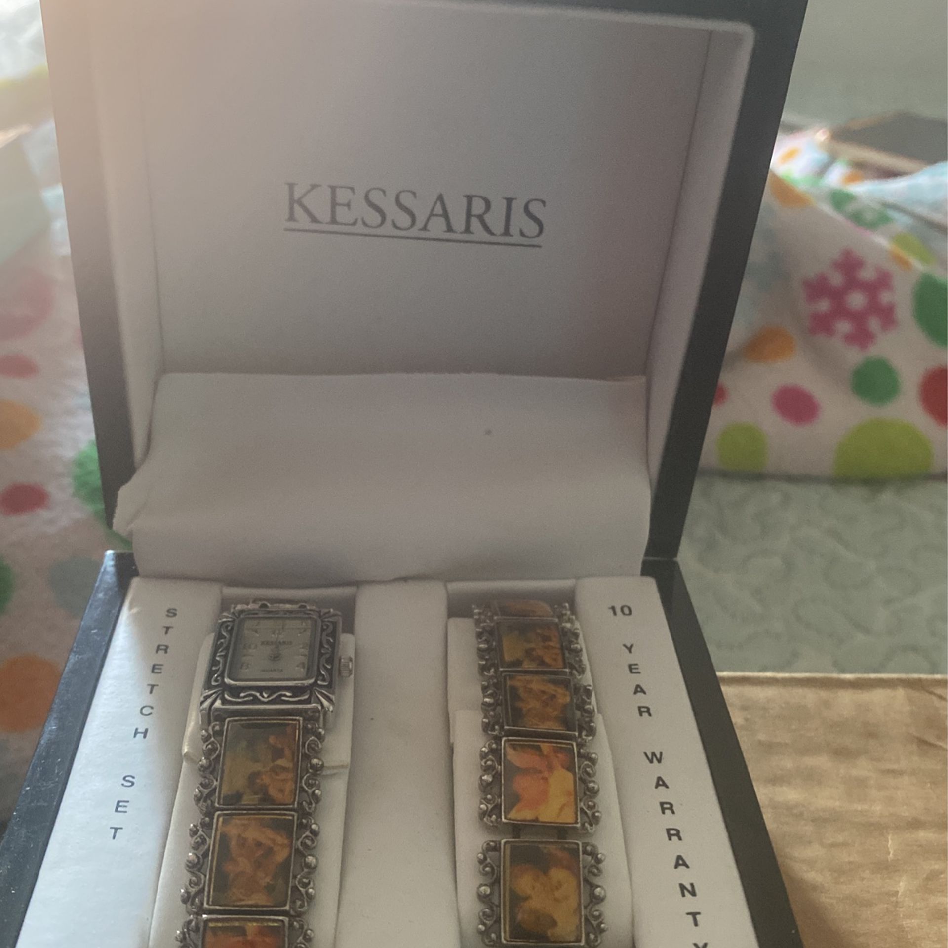 Kessaris Watch & Bracelet Set 