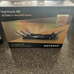 NightHawk X6 Tri-Band WiFi Router
