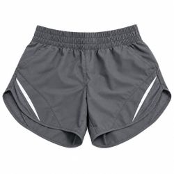 Athletic Works Gray Women's Athletic Shorts with Reflective Trim