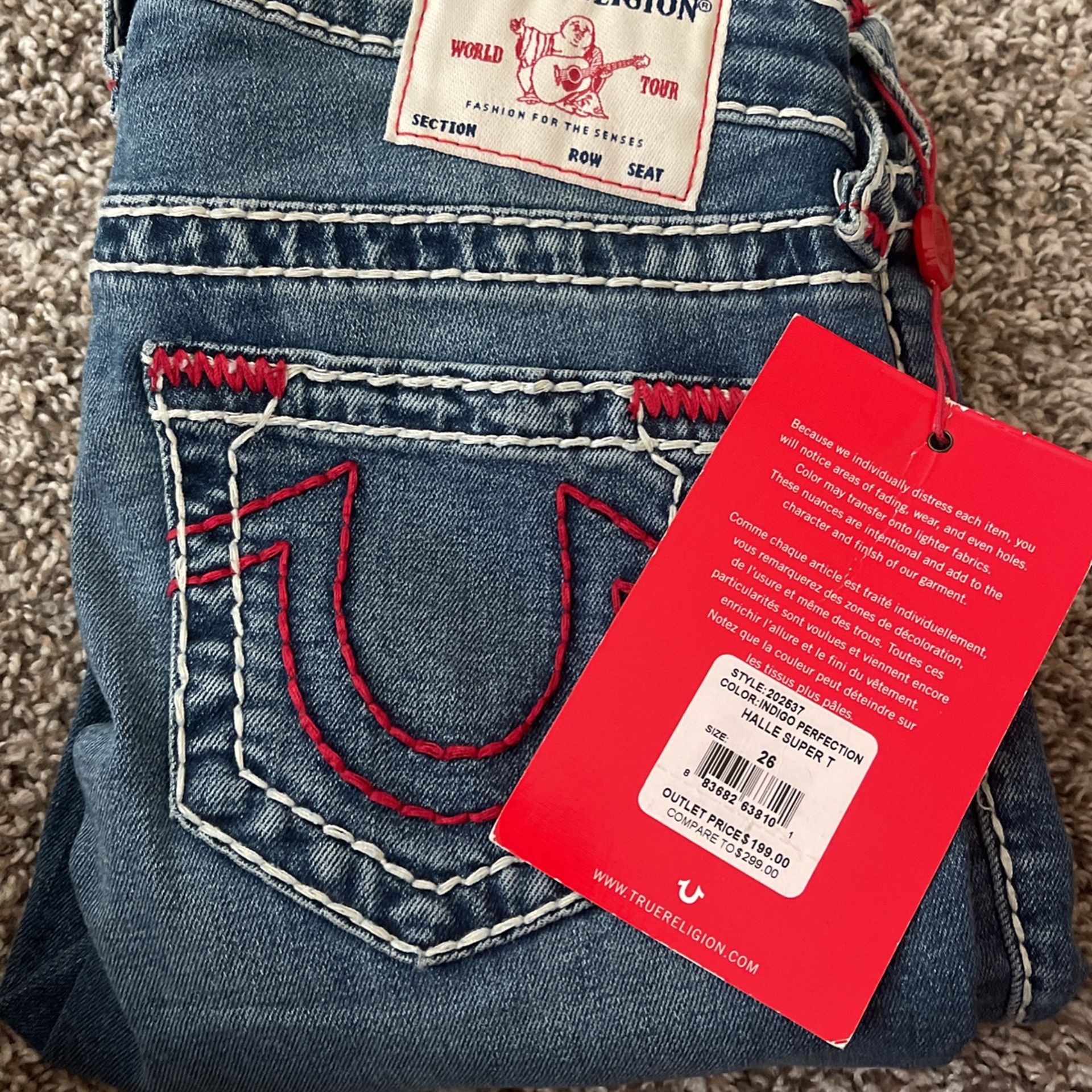 True Religion For Sale Size 26 in Women
