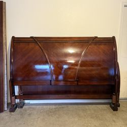 Authentic Wooden Bed Frame - King