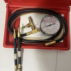Star TU-469 Fuel Injection Pressure Tester With Schrader Adapters 
