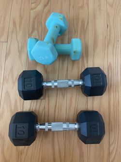 Dumbbell Set – 5 lb and 10 lb Pairs