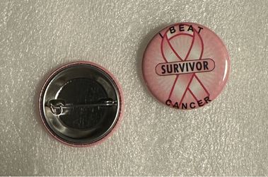 1 inch cancer survivor pin back button 1 inch cancer survivor pin back button