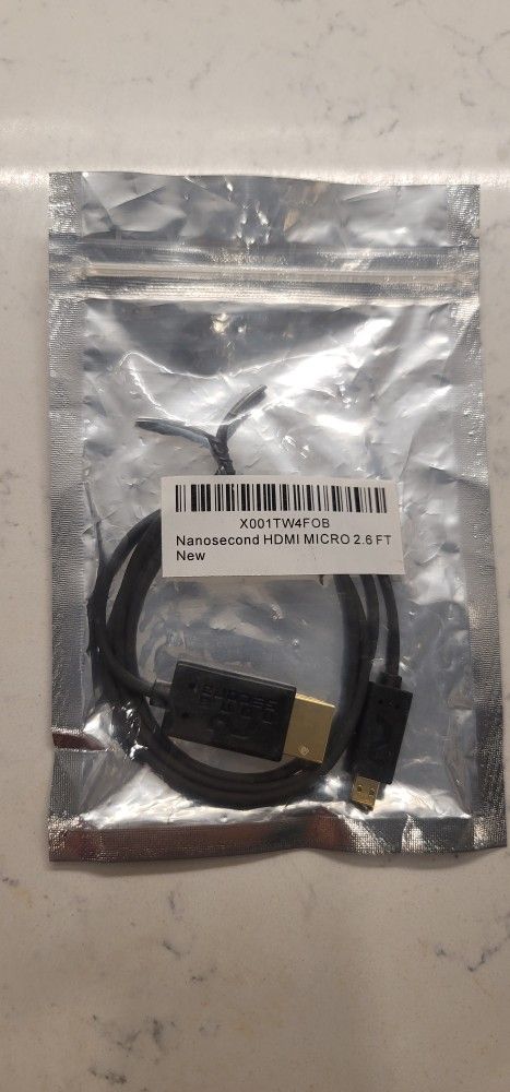 Nanosecond hmdi micro to HDMI 2.6ft