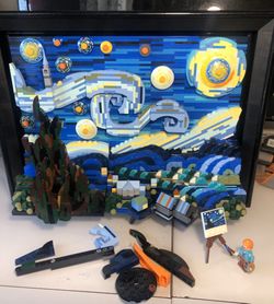 Lego The Starry Night 