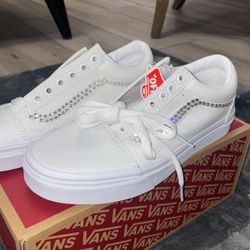 Swarovski crystal handmade vans Brand New Custom 
