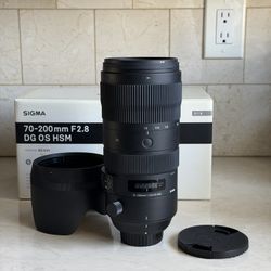 Sigma 70-200 F2.8 (Nikon) 