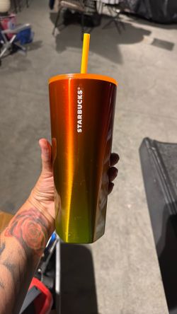 STARBUCKS METAL TUMBLER $10 used
