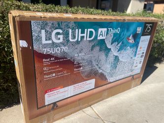 ALL TVS ON SALE 	75" LG 4K LED HDR Smart 75UQ7070ZUD/75UQ7050ZUD/75UQ7590PUB