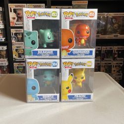 Pokemon Funko Pop Starters