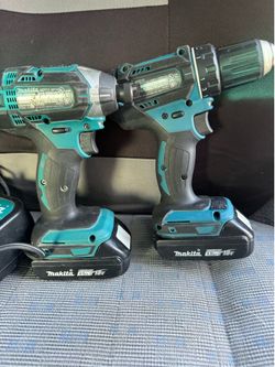 Makita drill and impact 18v XDT11/XFD10
