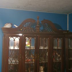 Antique Large China Cabinet For Sale Cash Upon Pickup 