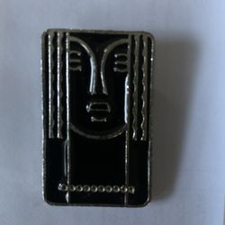 Charles Of The Ritz Art Deco Style Pewter Pin Or Pendant