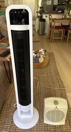 Portable Tower Fan And Heater/fan Combo