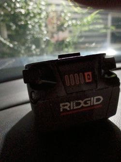 Rigid 4ah lithium18v battery