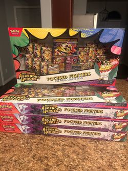 Pokemon Mega Evolution Ascended Heroes Focused Fighters Premium Collection - New Sealed