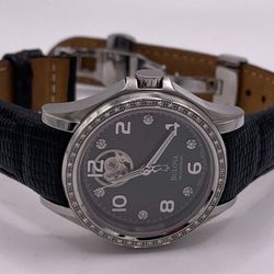 Bulova Accutron men's watch adorned with diamonds 