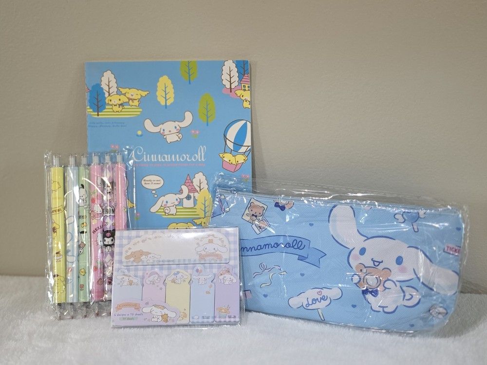 Cinnamonroll Kids Pouch And Pencils