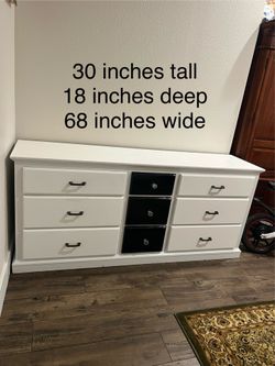 Real wood dresser