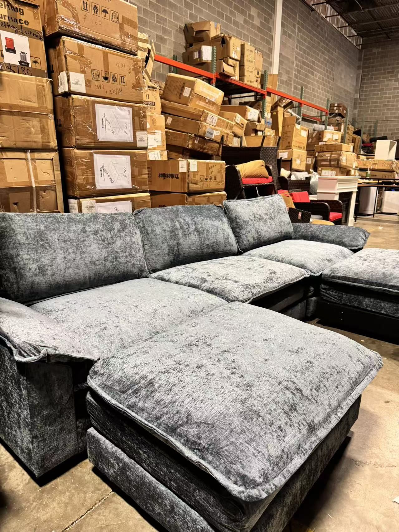Light Blue Sofa