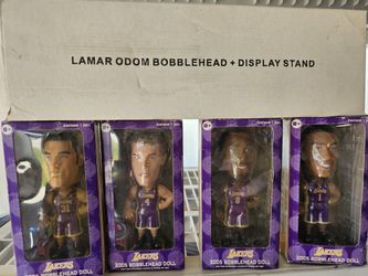 2005 Carl's Jr Lakers Bobbleheads