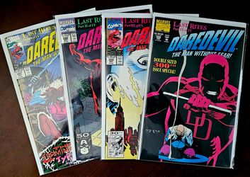 Daredevil #297-300 Marvel Comics 1992/Last Rites Part 1-4 Complete Run VF-NM🔥🔥