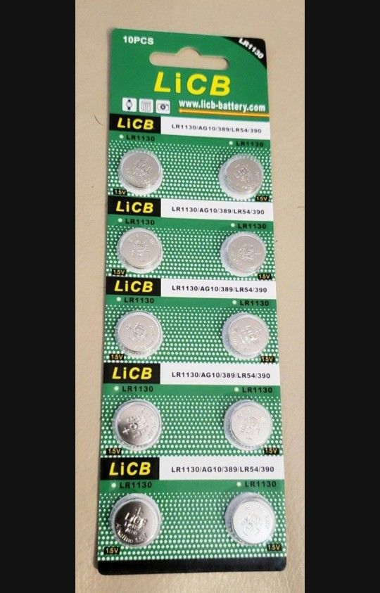Package Of 10 NEW Batteries. New In Package.