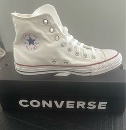 New Unisex White Converse All Star High Top Shoes