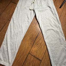 Sweat gray  pants  Large on tag  Smoke free home Very good condition
