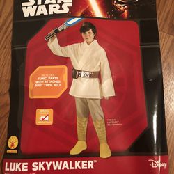 Star Wars Luke Sky walker Kids Halloween Costume Size Small 4-6