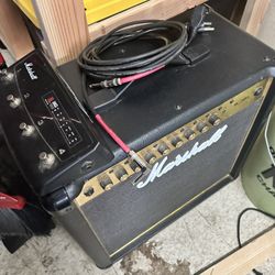 Marshall MG50fx Amp With Pedal 
