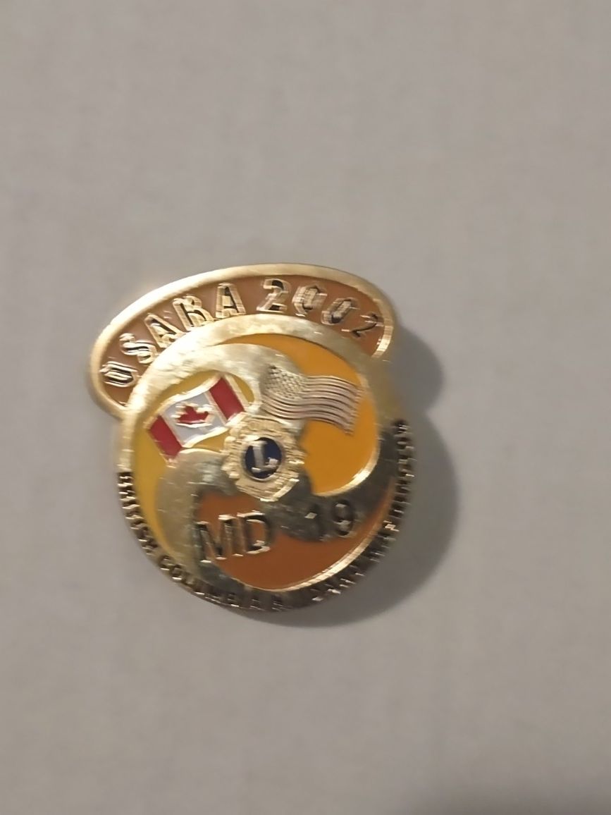 Vintage Osaka 2002 MD 19 Lions Club Pin