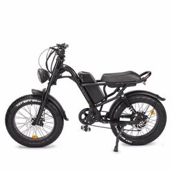 20 in. Audlts Electric Bike with 48V 500W Motor, 15AH Lithium Battery, Shimano 7 Speed Gears and Disk Brake System