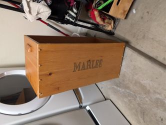 Wood Chest Without Lid