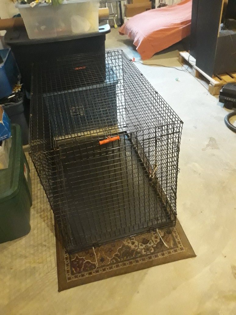42 Inch Collapsible Dog Crates (2)