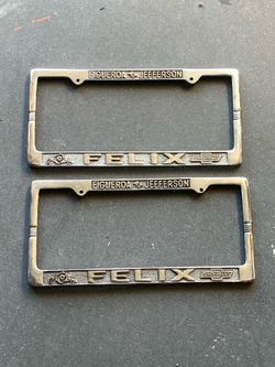 License plate frames