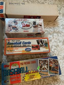 Baseball cards  ,  complete sets ‘93-‘96