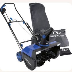 Clean, reliable Snow Joe electric snow blower in excellent working condition. Perfect for clearing driveways and walkways without the hassle of gas, o