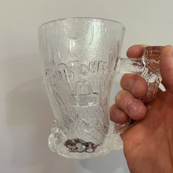 Flintstones McDonalds RocDonalds Mug Cups Glass 1993 Set Lot 6 Vintage Complete