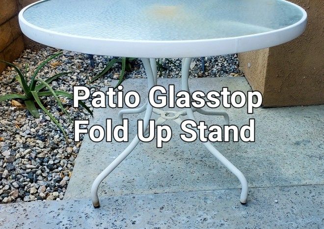 Patio Table Fold Up Base Great Quality