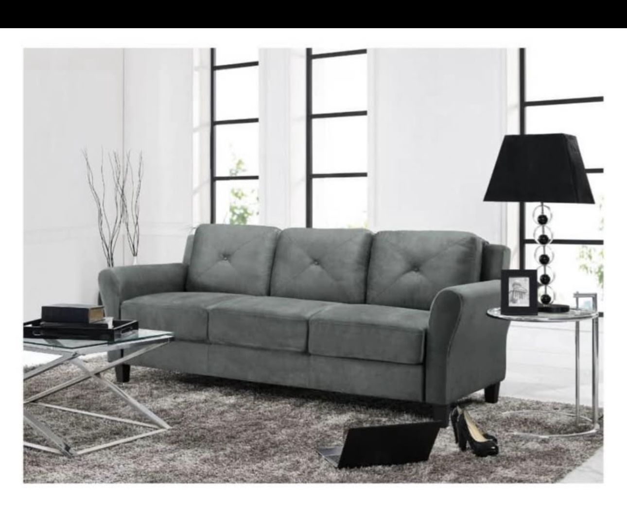 2 Matching Soft & Comfy Couches – Sold as a Set!