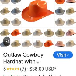 OSHA APPROVED COWBOY HARD HAT 