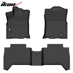 Fits 2018-2023 Toyota Tacoma Double Cab All Weather Floor Mats 3D Molded Carpets 3PC