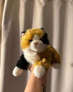 Calico cat plush