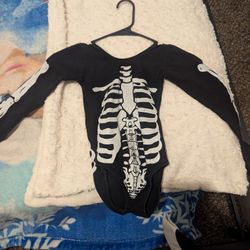 Girls Skeleton Leotard