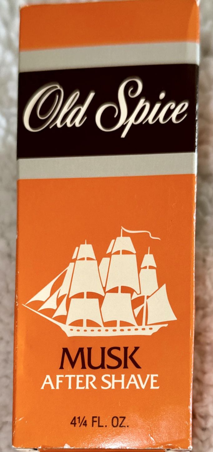 Old Spice Musk After Shave  4 1/4 FL. OZ New In Box ~ Bottle Shulton Inc. Vintage!  